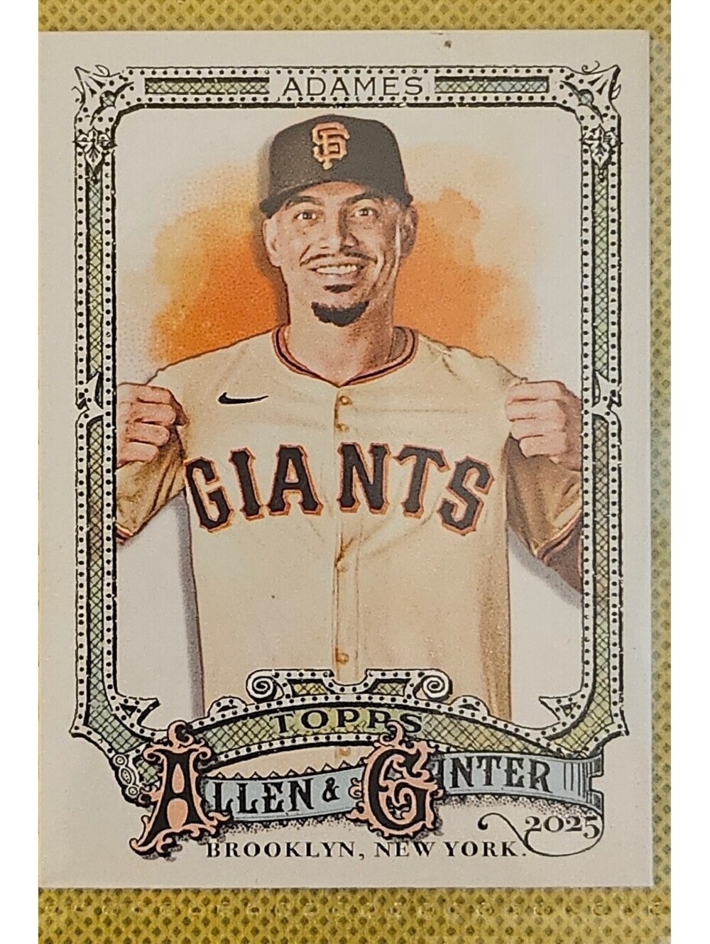 2025 Topps Allen & Ginter - A&G - #129 - Willy Adames - Giants